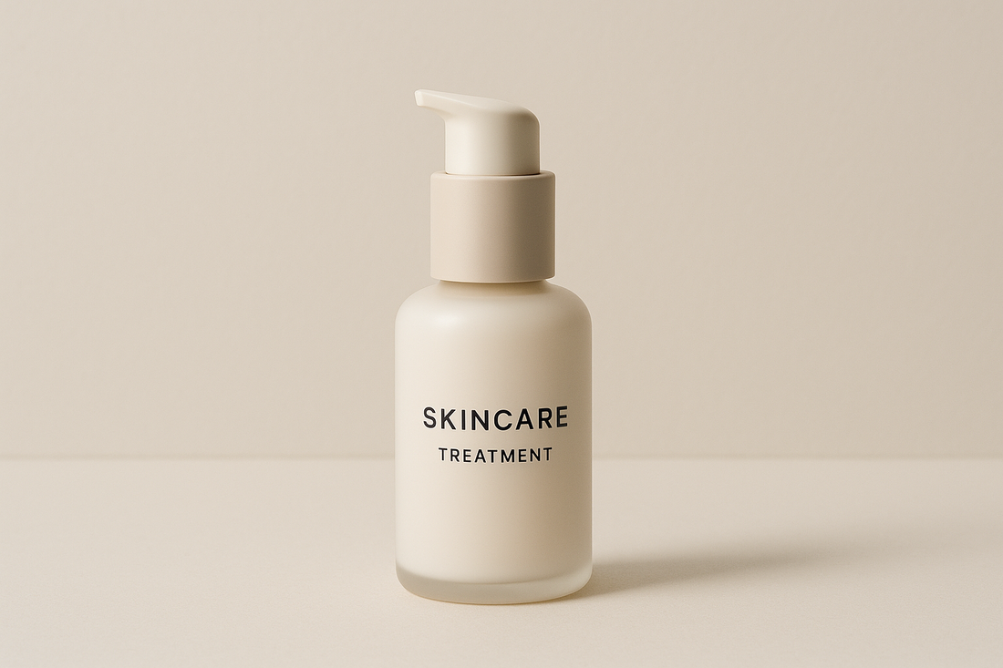skincare treatment minimal bottle